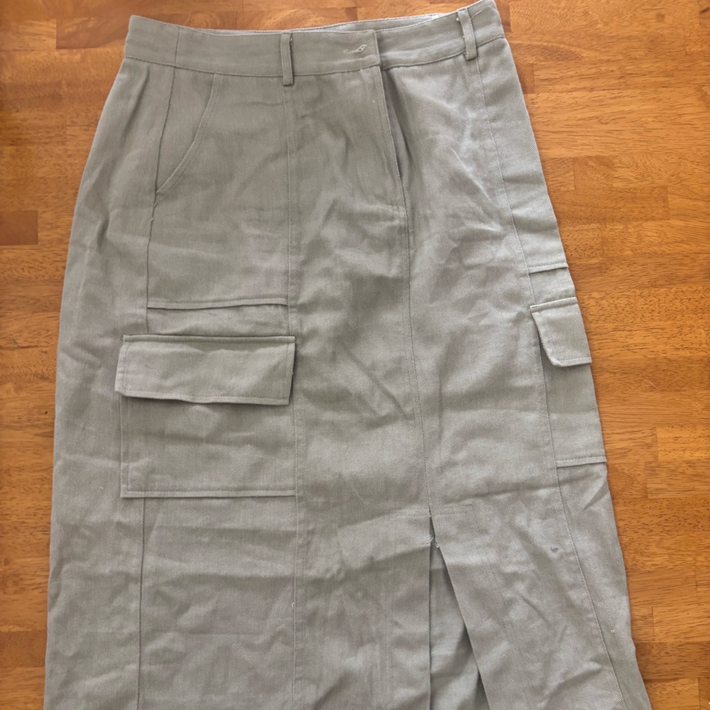 Privy Light Gray Cargo Pants for Men